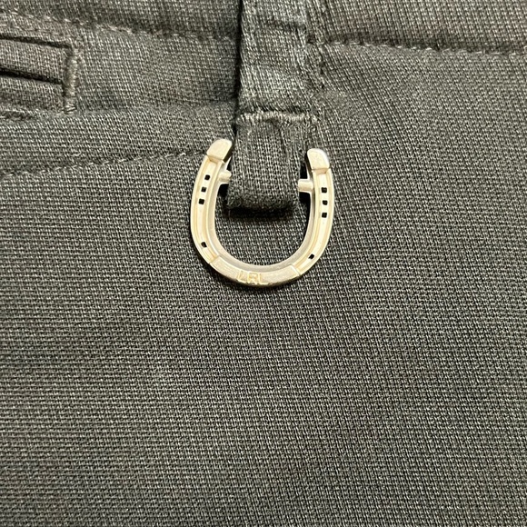 Ralph Lauren black cotton skirt Front pockets. Horseshoe on belt loop Size 8 EUC - Picture 8 of 9